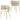 Dining Chairs Set of 2, Velvet Upholstered Kitchen Chairs with Arms and Woven Back