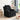KKP Kids Upholstered Recliner Chair for Living Room, Toddlers Sofa Chair with Cup Holder, Black